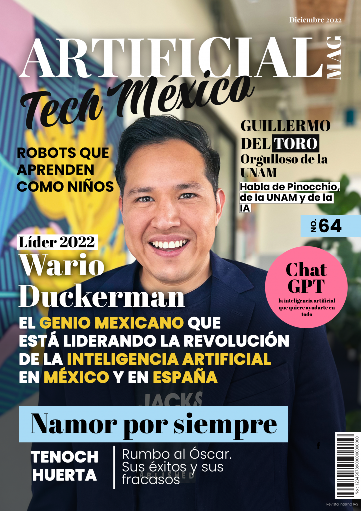 Nuestro CEO, destacado como uno de los líderes de inteligencia artificial más influyentes en México y España en la portada de Artificial