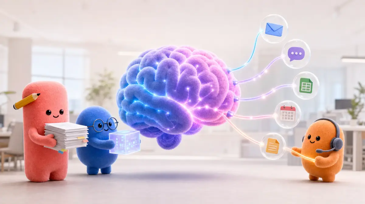 Segundo cerebro empresarial: el conocimiento de la empresa conectado a los agentes de IA de Brita Inteligencia Artificial